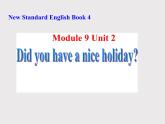 四年级英语下册课件-Module 9 Unit 2 Did you have a nice holiday45-外研版（三起）