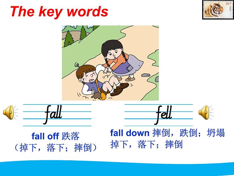 四年级英语下册课件-Module 10 Unit 1 Did you fall off your bike89-外研版（三起）第3页