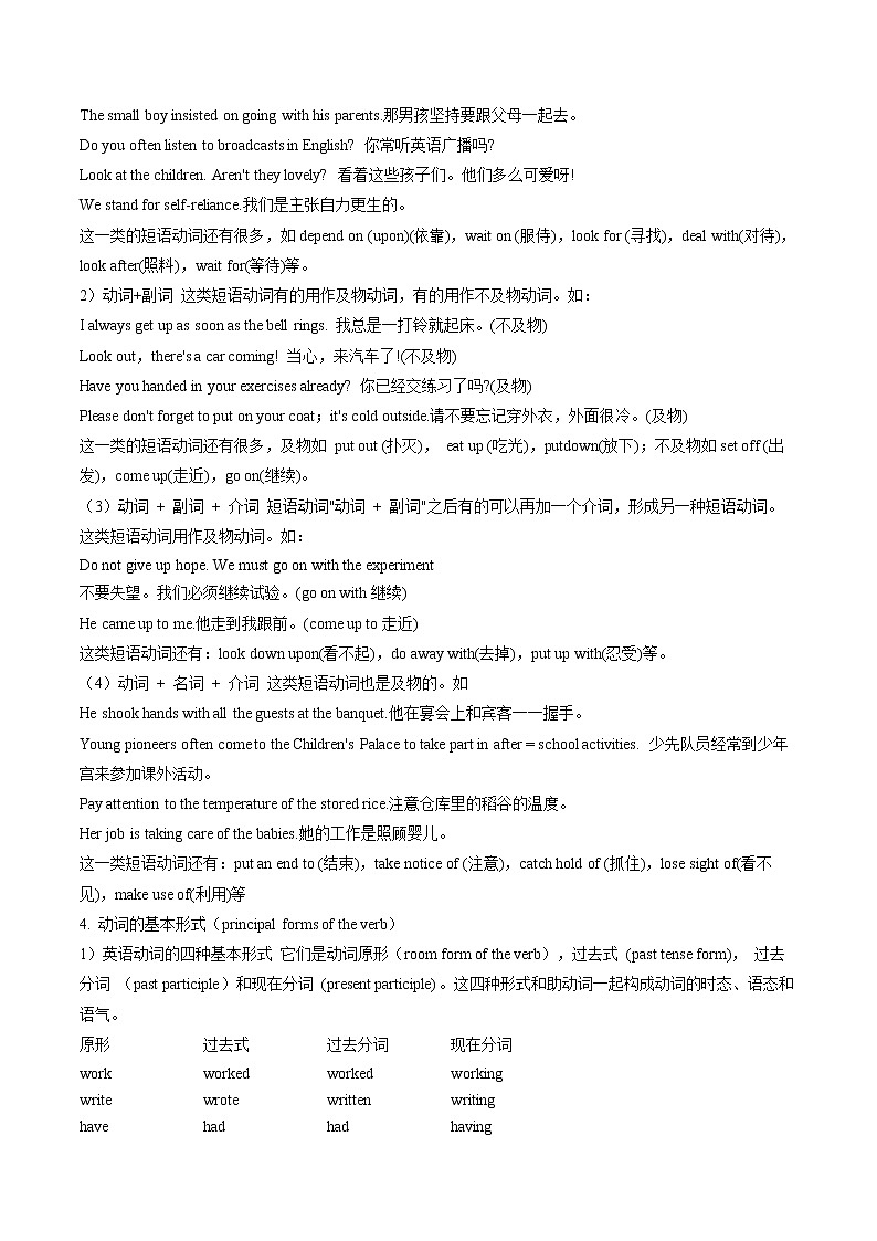 考点03 动词（原卷版）第3页