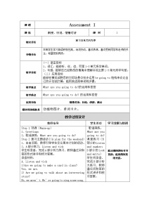 小学Assessment Ⅰ一等奖教案及反思