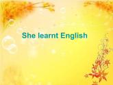 五年级英语下册课件-Module 2 Unit 1 She learnt English.（3）-外研版