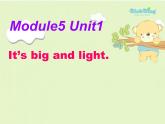 五年级英语下册课件-Module 5 Unit 1 It's big and light.-外研版（三起）