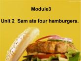 五年级英语下册课件-Module 3 Unit 2 Sam ate four hamburgers.27-外研版（三起）