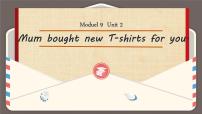 小学英语外研版 (三年级起点)五年级下册Unit 2 Mum bought new T-shirts for you.说课ppt课件