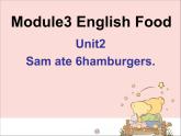 五年级英语下册课件-Module 3 Unit 2 Sam ate four hamburgers-外研版（三起）