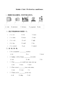 2021学年Module 1Unit 1 I want a hot dogplease.课后测评