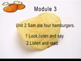 五年级英语下册课件-Module 3 Unit 2 Sam ate four hamburgers.369-外研版（三起）