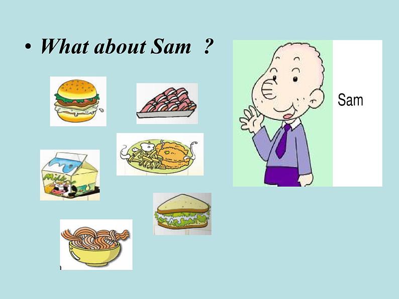 五年级英语下册课件-Module 3 Unit 2 Sam ate four hamburgers.363-外研版（三起）06