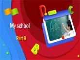 人教PEP版英语四年级下册课件 Unit 1 My school_Part B