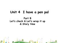 小学英语人教版 (PEP)六年级上册Unit 4 I have a pen pal Part C授课课件ppt