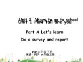 人教版PEP小学6年级下册英语课件PPT六下Unit 1 第二课时