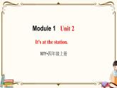 外研版 (三年级起点) 四年级上册英语——Module 1 Unit 2课件PPT