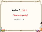 外研版 (三年级起点) 四年级上册英语——Module 3 Unit 1课件PPT