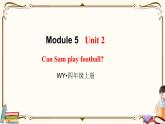 外研版 (三年级起点) 四年级上册英语——Module 5 Unit 2课件PPT