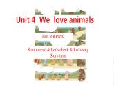 人教版 (PEP)三年级上册英语——unit 4 We love animalspart B3课件PPT
