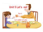 人教版 (PEP)三年级上册英语——unit 5Let's eat!  part A1课件PPT