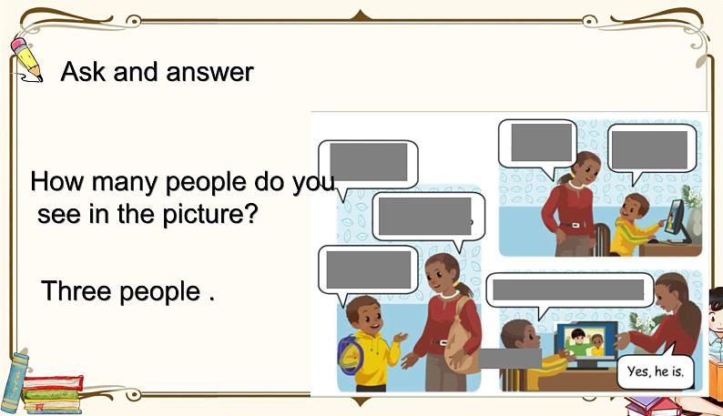 人教版 (PEP)四年级上册英语——unit 3 My friends  part A1课件PPT07