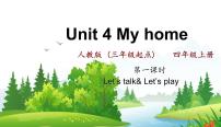 人教版 (PEP)四年级上册Unit 4 My home Part A多媒体教学课件ppt