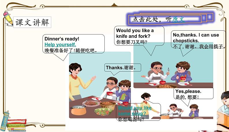 人教版 (PEP)四年级上册英语——unit 5Dinner is ready part B1课件PPT05