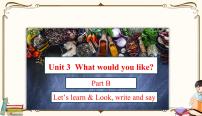 小学英语人教版 (PEP)五年级上册Unit 3 What would you like? Part B图文课件ppt