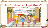 小学英语人教版 (PEP)六年级上册Unit 1 How can I get there? Part A图片ppt课件