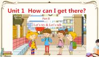 小学人教版 (PEP)Unit 1 How can I get there? Part B授课课件ppt