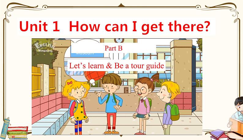 人教版 (PEP)六年级上册英语——Unit 1 How can I get therPart B2课件PPT01
