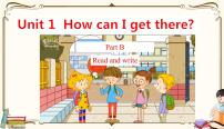 英语六年级上册Unit 1 How can I get there? Part B备课课件ppt