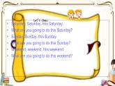 人教版 (PEP)六年级上册英语——Unit 3 My weekend plan  Part B2课件PPT