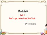 外研版 (三年级起点) 六年级上册英语——Module 6 Unit 1【课件+音频素材】