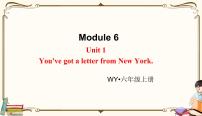 外研版 (三年级起点)六年级上册Module 6Unit 1 You’ve got a letter from New York.教案配套ppt课件