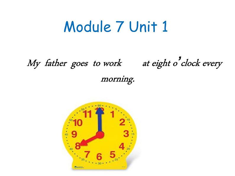 五年级英语下册课件-Module 7 Unit 2 I 'll be home at seven o 'clock273-外研版（三起）第1页