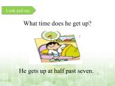 五年级英语下册课件-Module 7 Unit 2 I'll be home at seven o'clock280-外研版（三起）