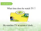 五年级英语下册课件-Module 7 Unit 2 I'll be home at seven o'clock280-外研版（三起）