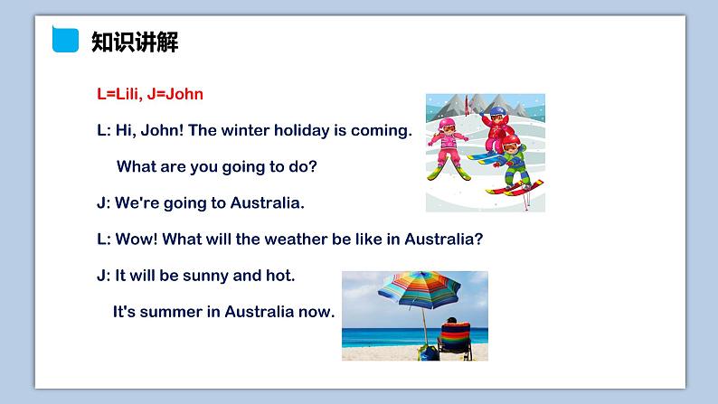 小学英语六年级上册—Lesson 3 It will be sunny this Sunday（第3课时） 课件（科普版）03