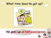 五年级英语下册课件-Module 7 Unit 2 I'll be home at seven o'clock-外研版（三起）