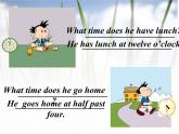 五年级英语下册课件-Module 7 Unit 2 I'll be home at seven o'clock-外研版（三起）