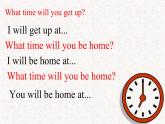 五年级英语下册课件-Module 7 Unit 2 I'll be home at seven o'clock138-外研版（三起）