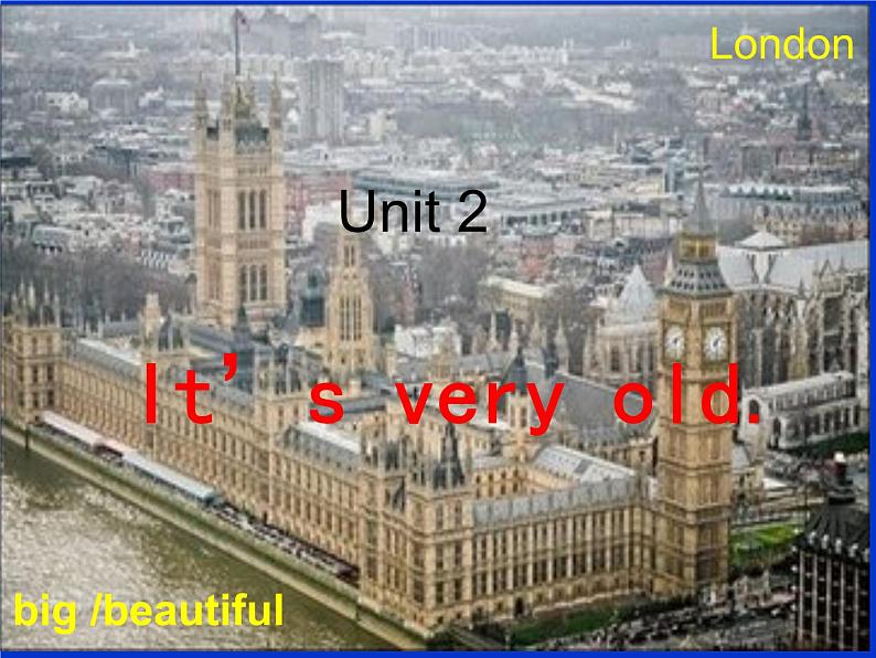 英语外研新标准（三起）四年级下册- module 2 Unit 2 It 's very old.课件第1页