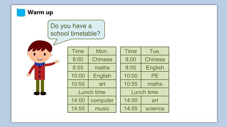 小学英语五年级下册—Lesson 8 What day is it today？（第2课时） 课件（科普版）03