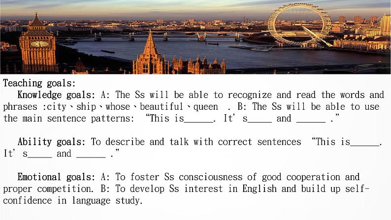 英语外研新标准（三起）四年级下册-module 2 Unit 1 London is a big city课件第4页