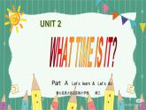 英語人教PEP（三起）四年級下冊-Unit 2 What time is it partA Let's learn、Let's do課件