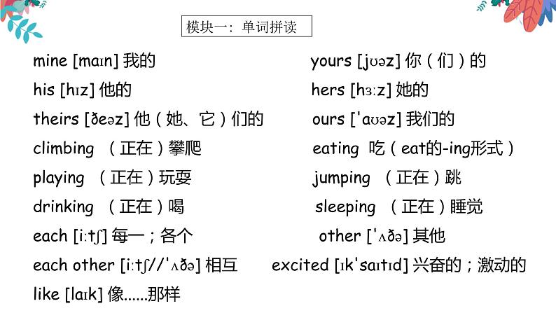 人教PEP五年级下英语unit 5知识点精讲课件PPT第2页