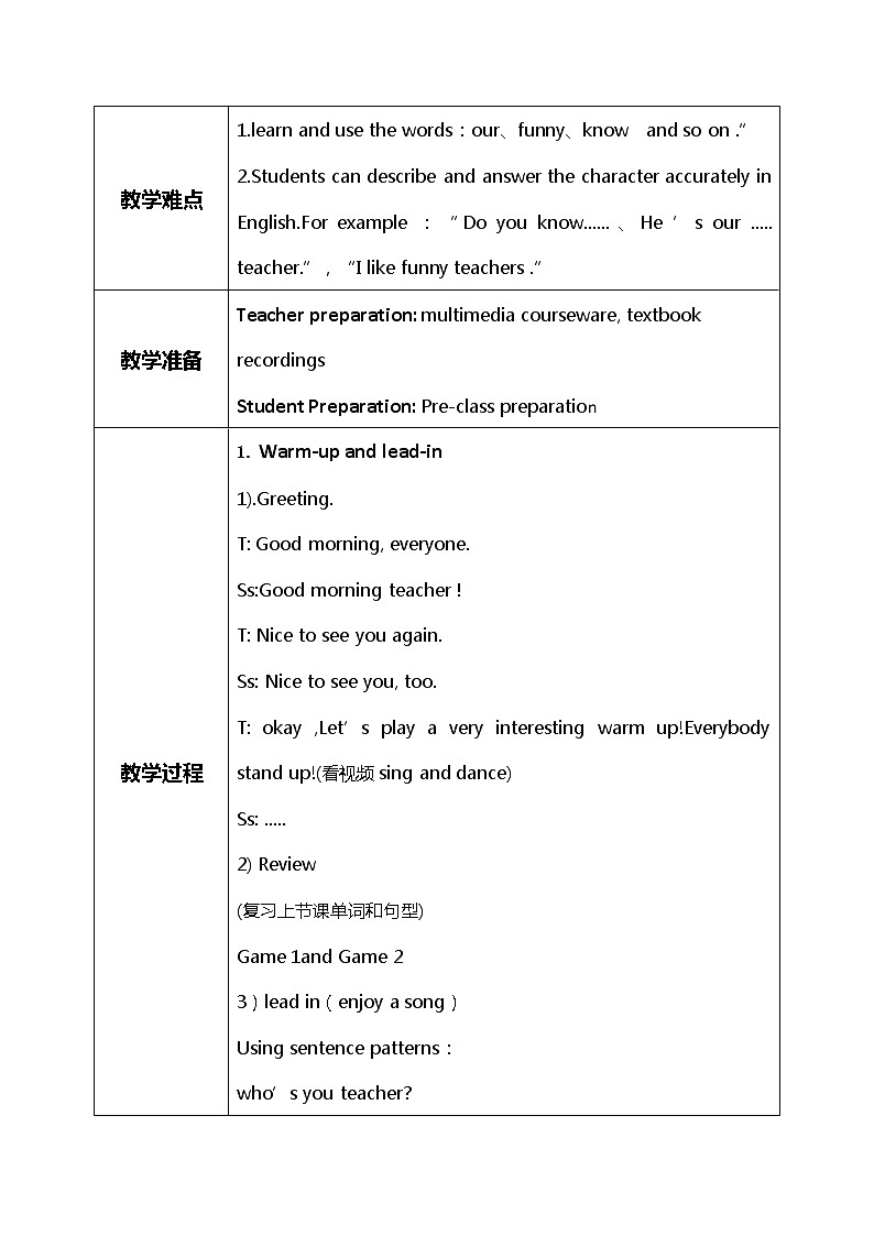 unit1《what's he like？》第二课时PA Let‘s try~Let’s talk课件+教案+素材+音频02