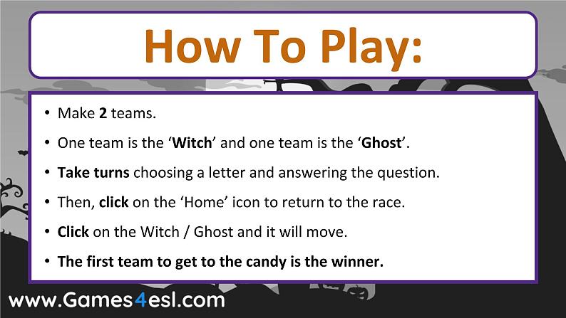 Unit 3 Toys Lesson3 Halloween-Race-Game课件PPT02