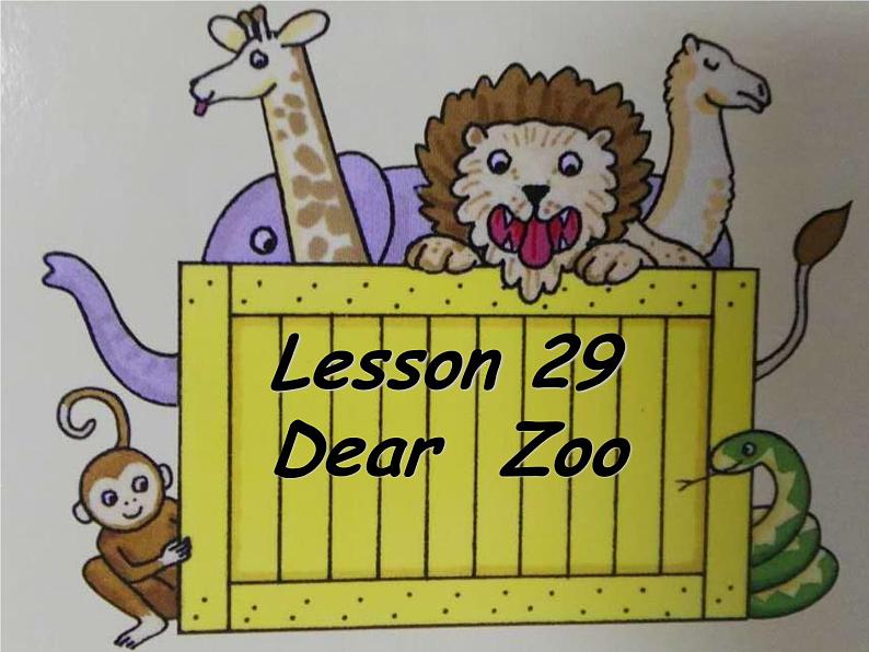 人教精通版英语三下 Unit5 It's a parrot.(Lesson29) 课件01