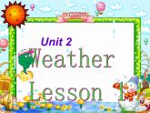 人教小学英语二年级Unit 2 Weather Lesson 1 课件3