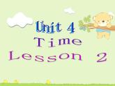 人教小學(xué)英語(yǔ)二年級(jí)Unit 4 Time  Lesson 2 課件3