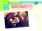 人教小學(xué)英語二年級Unit 3 Seasons Lesson 3 課件 2