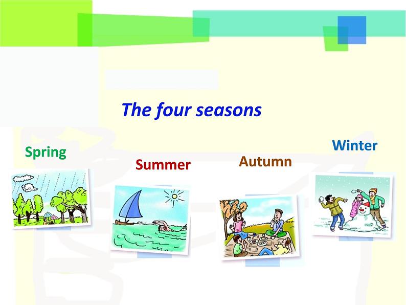 人教小学英语二年级Unit 3 Seasons Lesson 3 课件 205